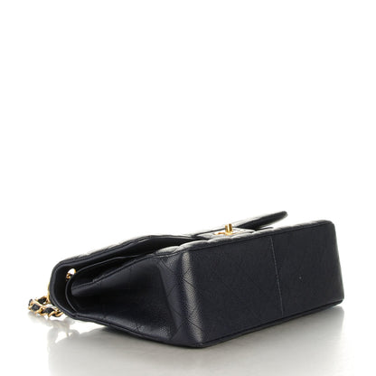Chanel Caviar Quilted Jumbo Double Flap Navy Blue 4 of 8
