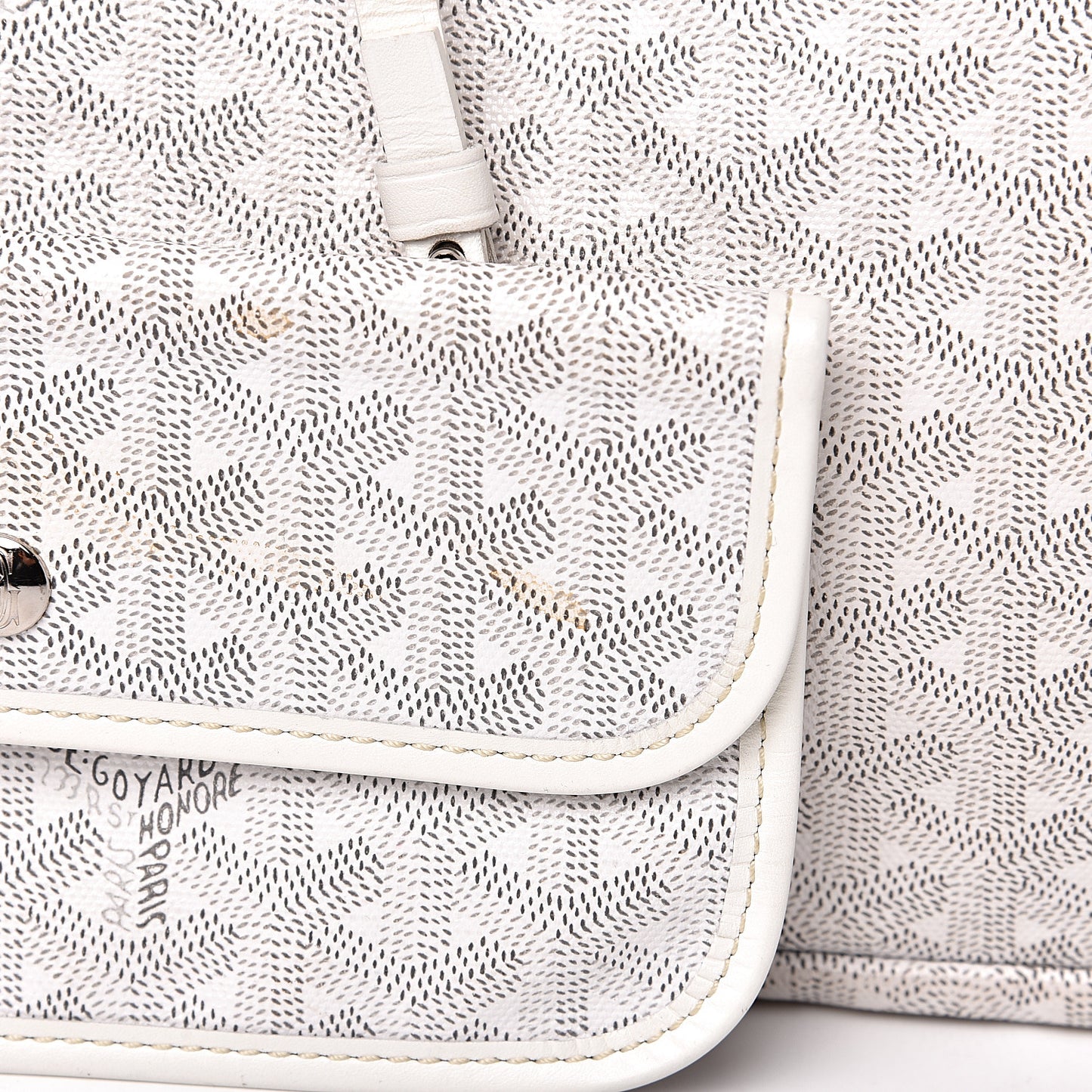 Goyardine Saint Louis PM White