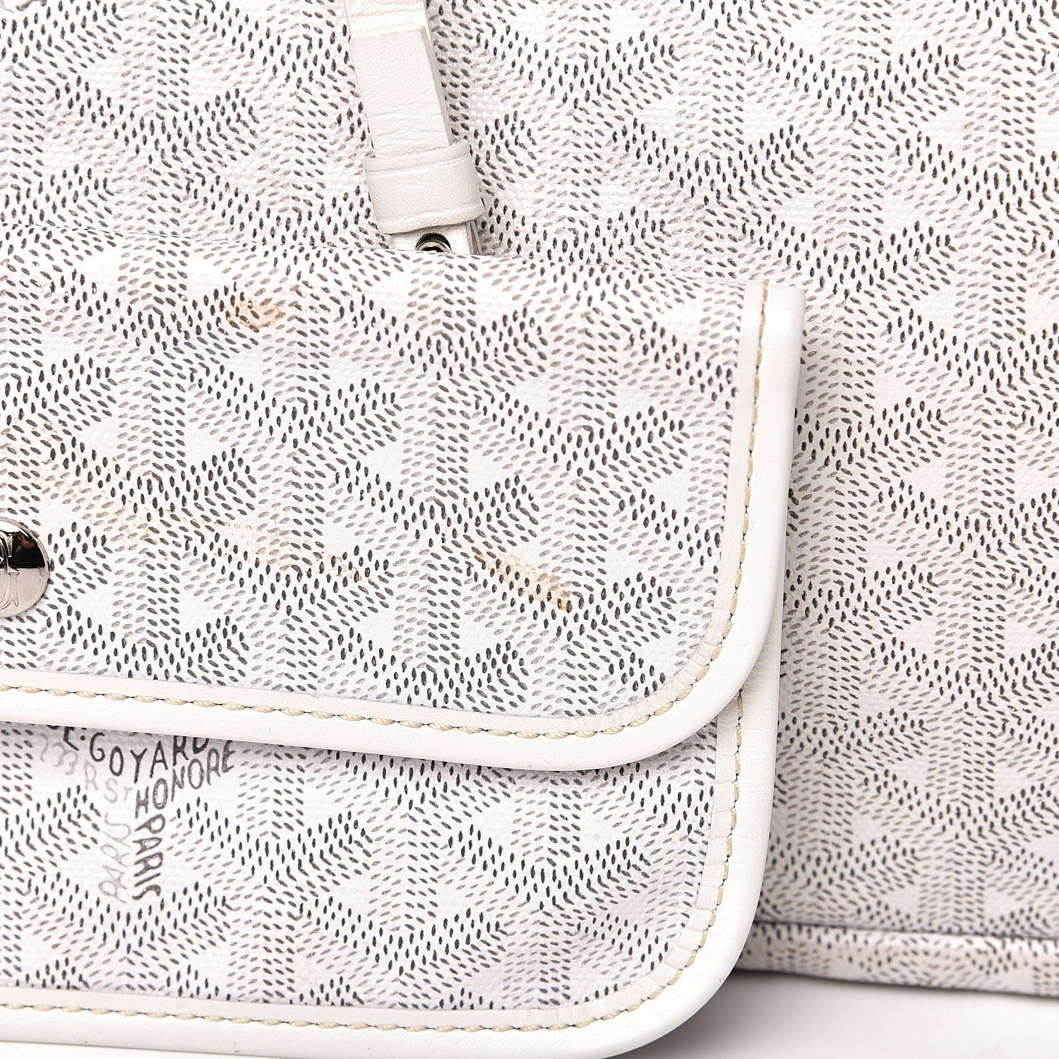 Goyard Goyardine Saint Louis PM White 10 of 15