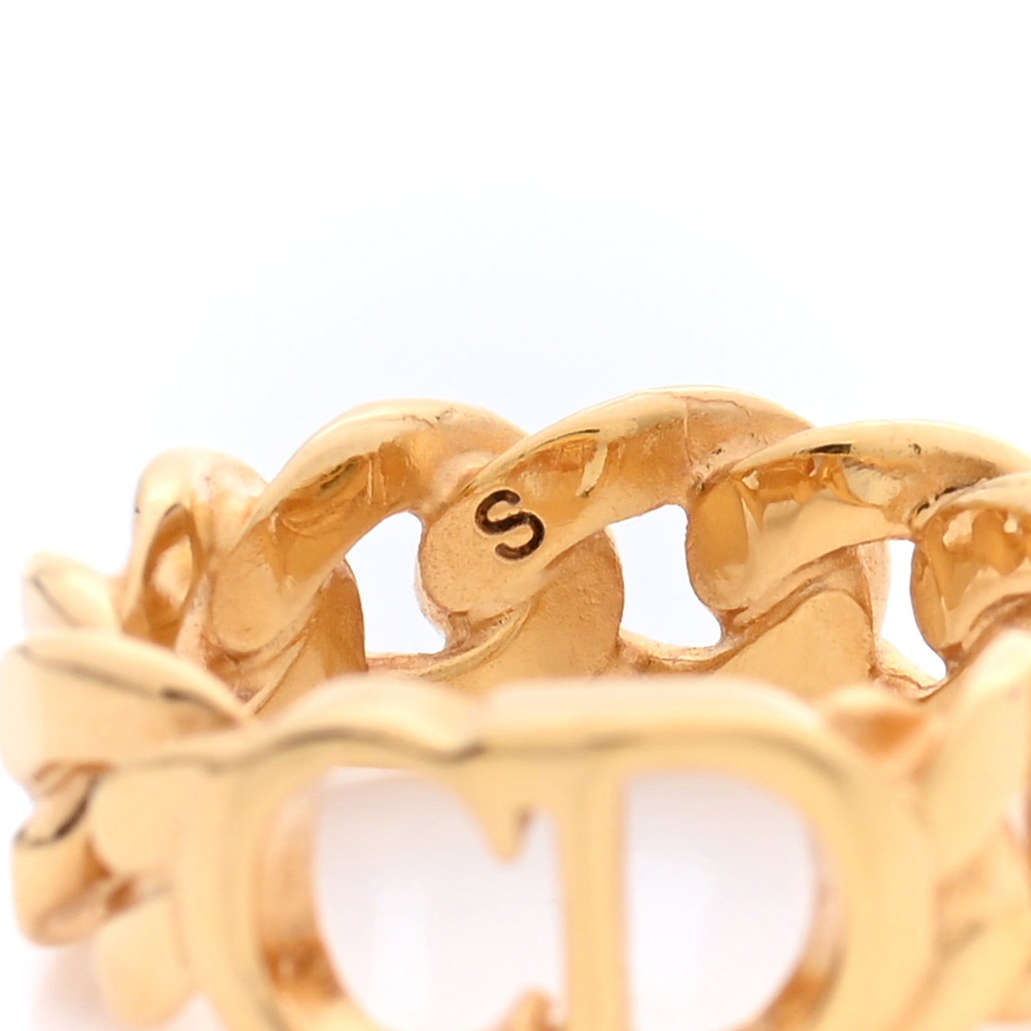 Metal Danseuse Etoile Chain Ring 50 5.5 S Gold