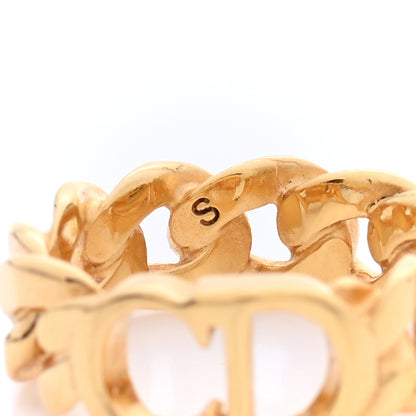 Christian Dior Metal Danseuse Etoile Chain Ring 50 5.5 S Gold 4 of 5