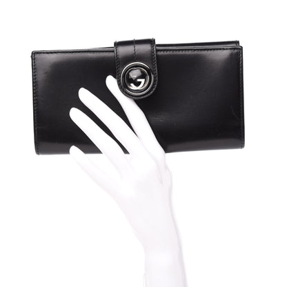 Gucci Calfskin GG Continental Wallet Black 2 of 10