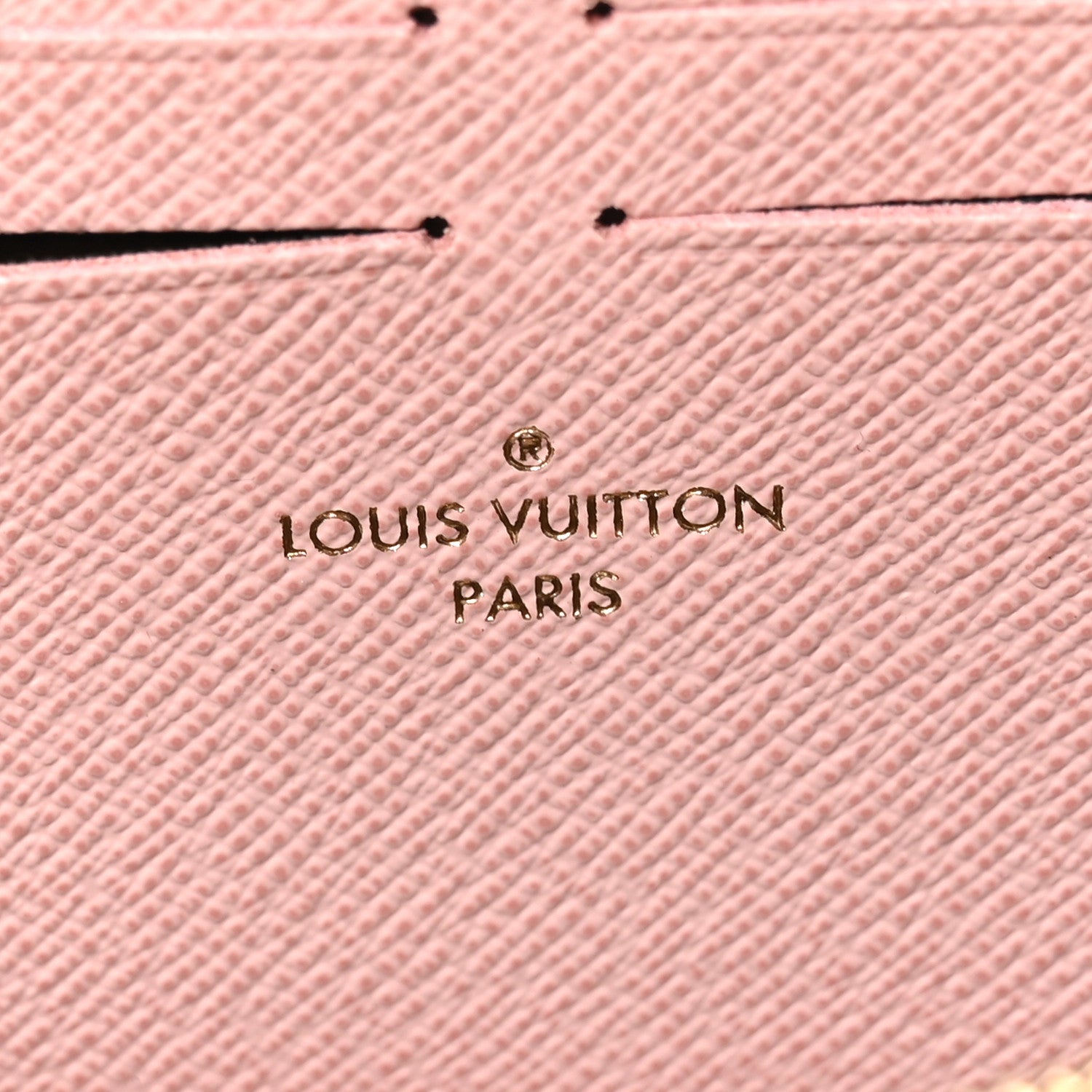 Louis Vuitton Damier Ebene Clemence Wallet Rose Ballerine 6 of 6
