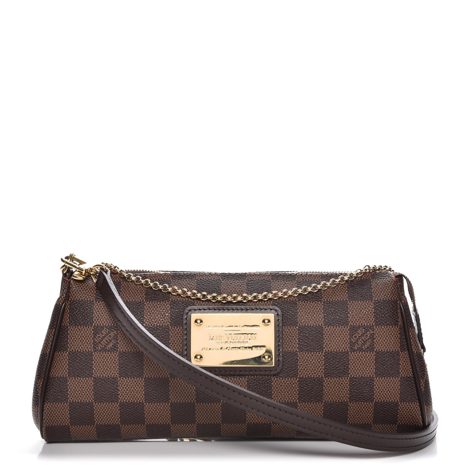 Louis Vuitton Damier Ebene Eva Clutch 1 of 7