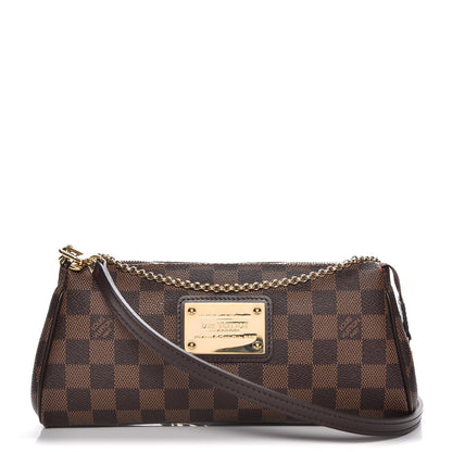 Louis Vuitton Damier Ebene Eva Clutch 1 of 7