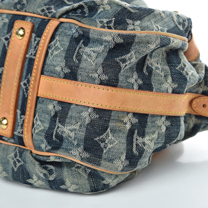 Louis Vuitton Denim Raye Porte Epaule MM 8 of 16