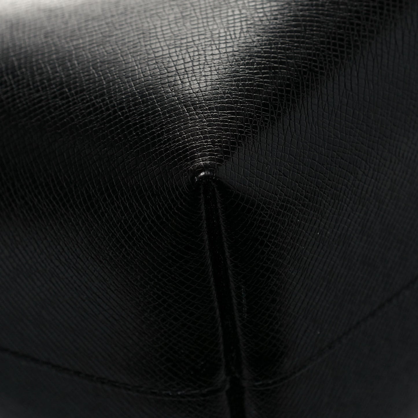 Calfskin Large Shopping Tote Black