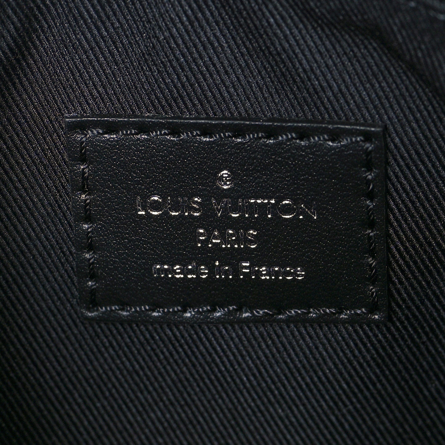 Reverse Monogram Eclipse Keepall XS Black