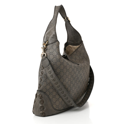 Gucci Guccissima Large New Jackie Hobo Military 3 of 10