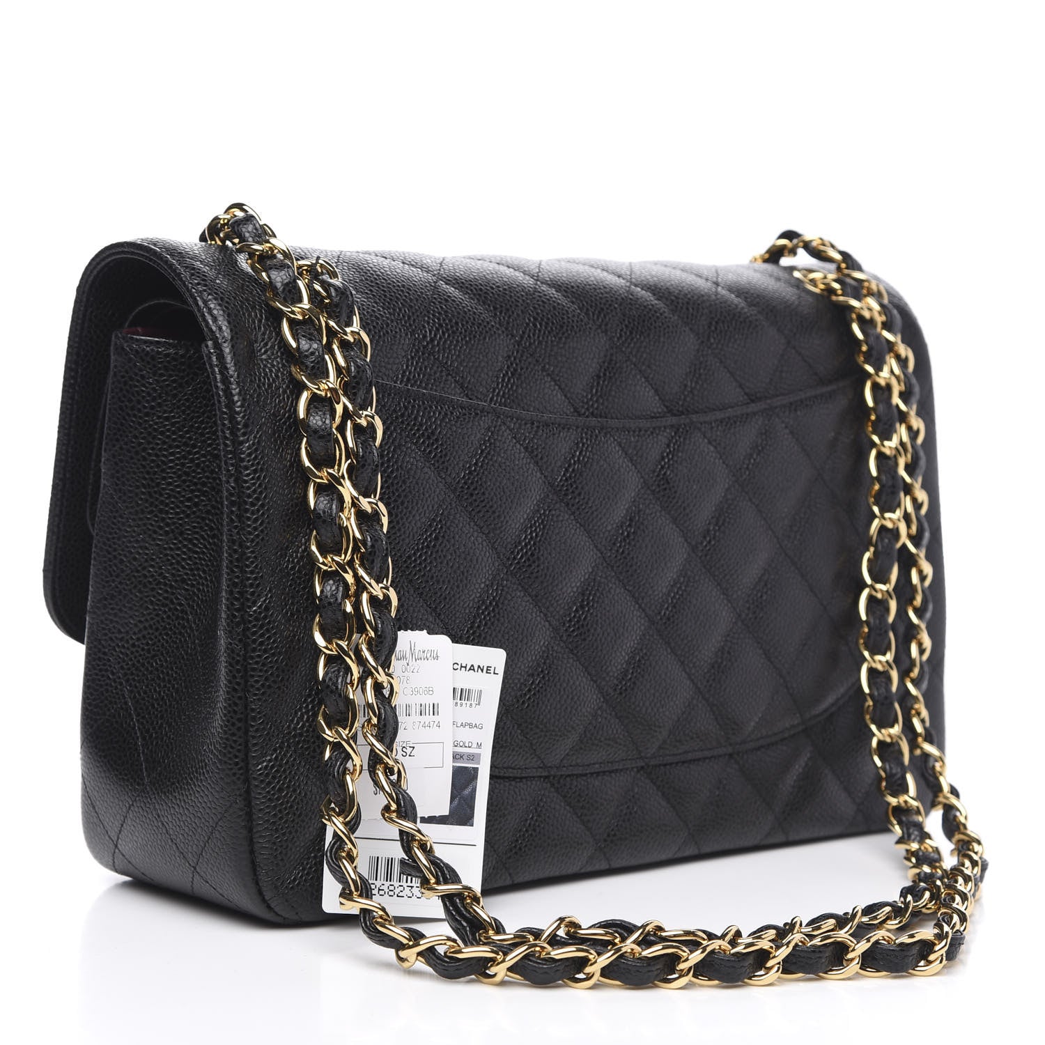 Chanel Caviar Quilted Jumbo Double Flap Black 3 of 11