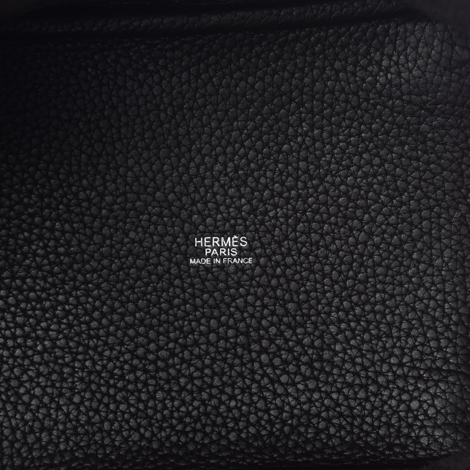 Hermes Taurillon Clemence Picotin 18 PM Ebene Bleu Paon 6 of 11