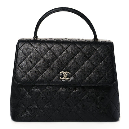 Chanel Caviar Quilted Jumbo Kelly Flap Black 1 of 10