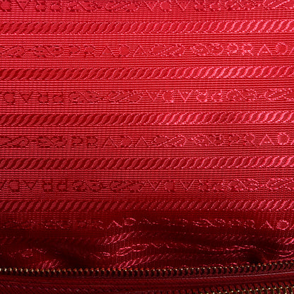 Prada Saffiano Lux Medium Tote Fuoco 10 of 13