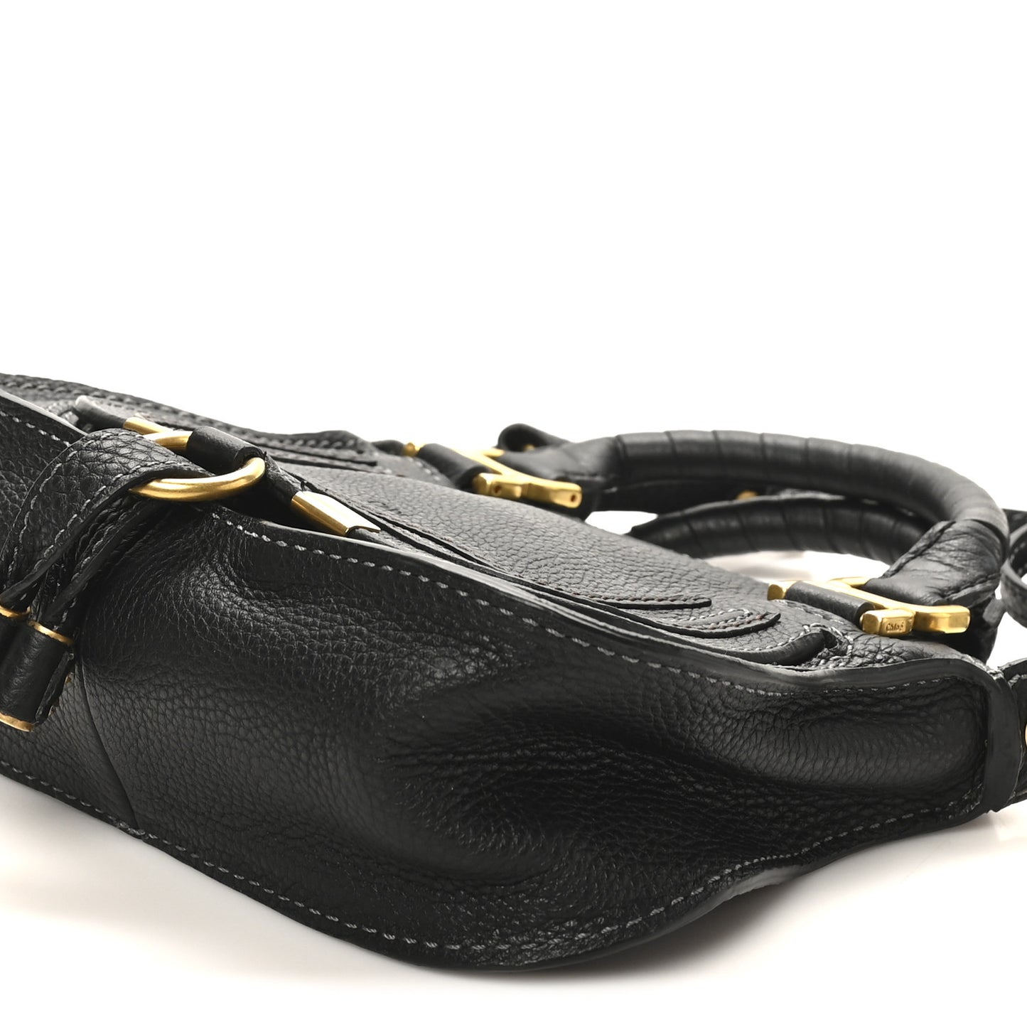 Calfskin Mini Marcie Satchel Black