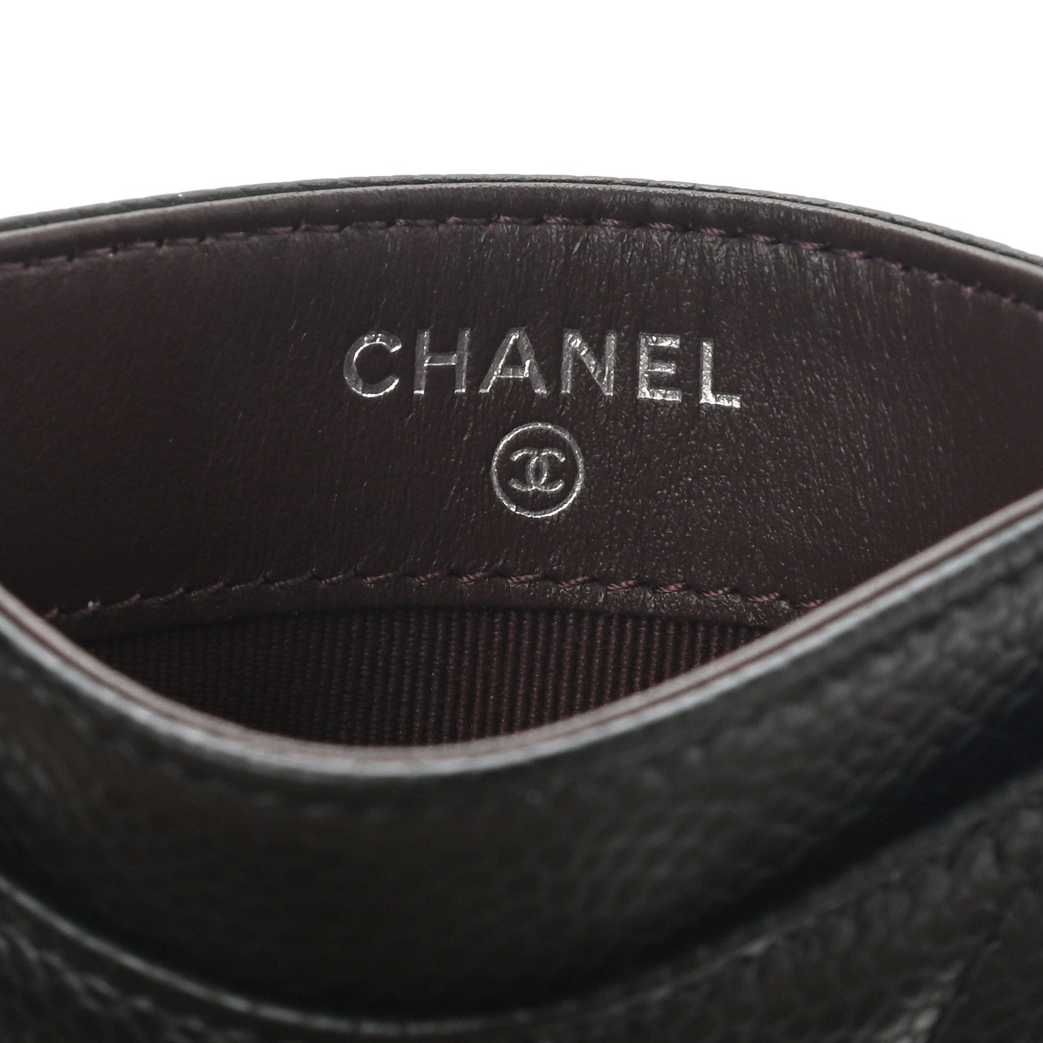 Chanel Caviar Quilted Card Holder Black 6 of 9