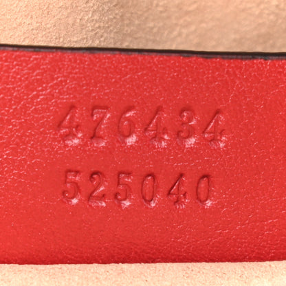 Gucci Calfskin Matelasse GG Marmont Belt Bag 95 38 Hibiscus Red 7 of 11