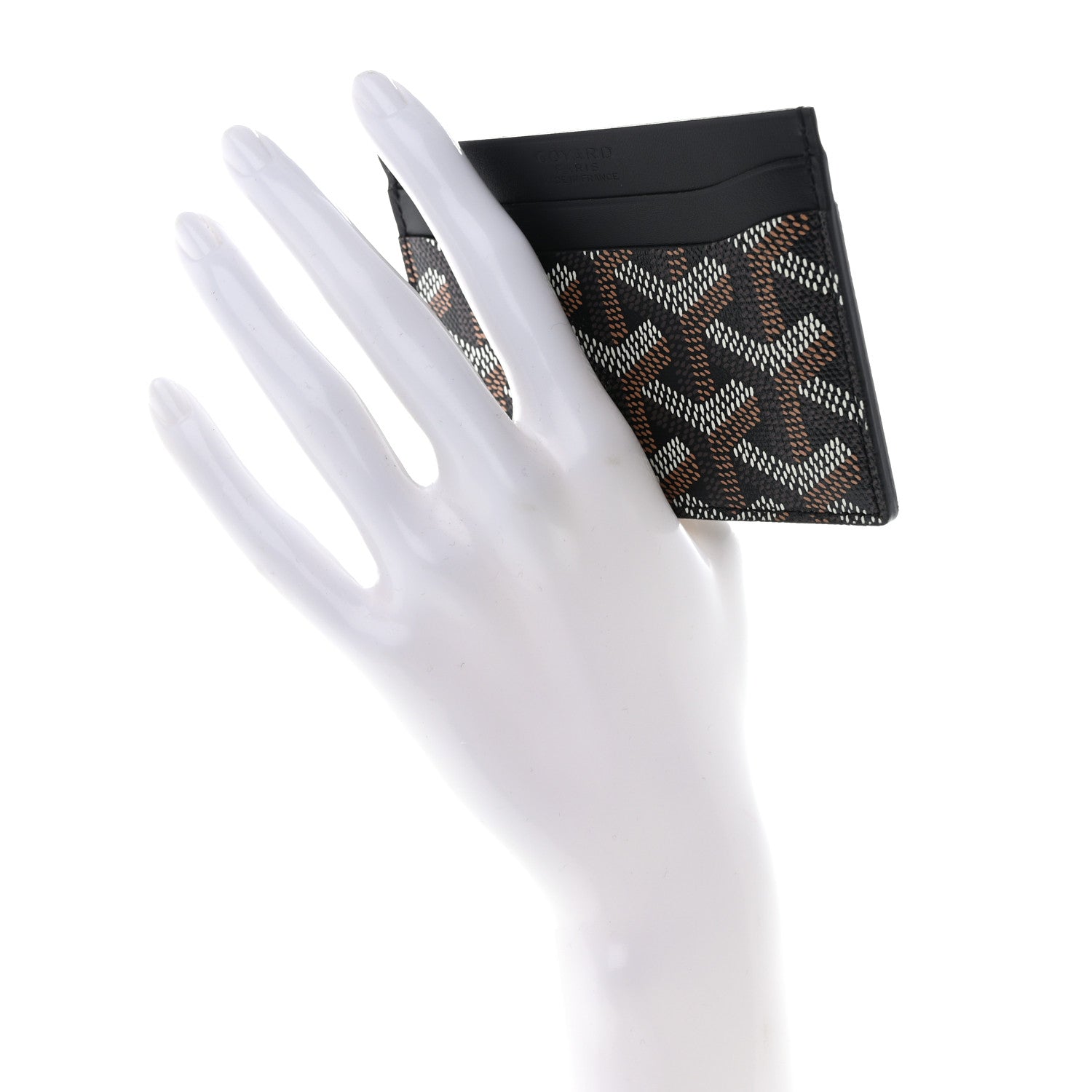 Goyard Goyardine Saint Sulpice Card Holder Black 2 of 7