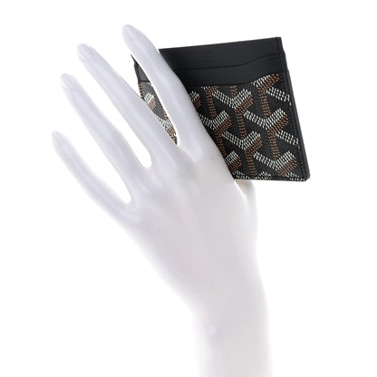 Goyard Goyardine Saint Sulpice Card Holder Black 2 of 7