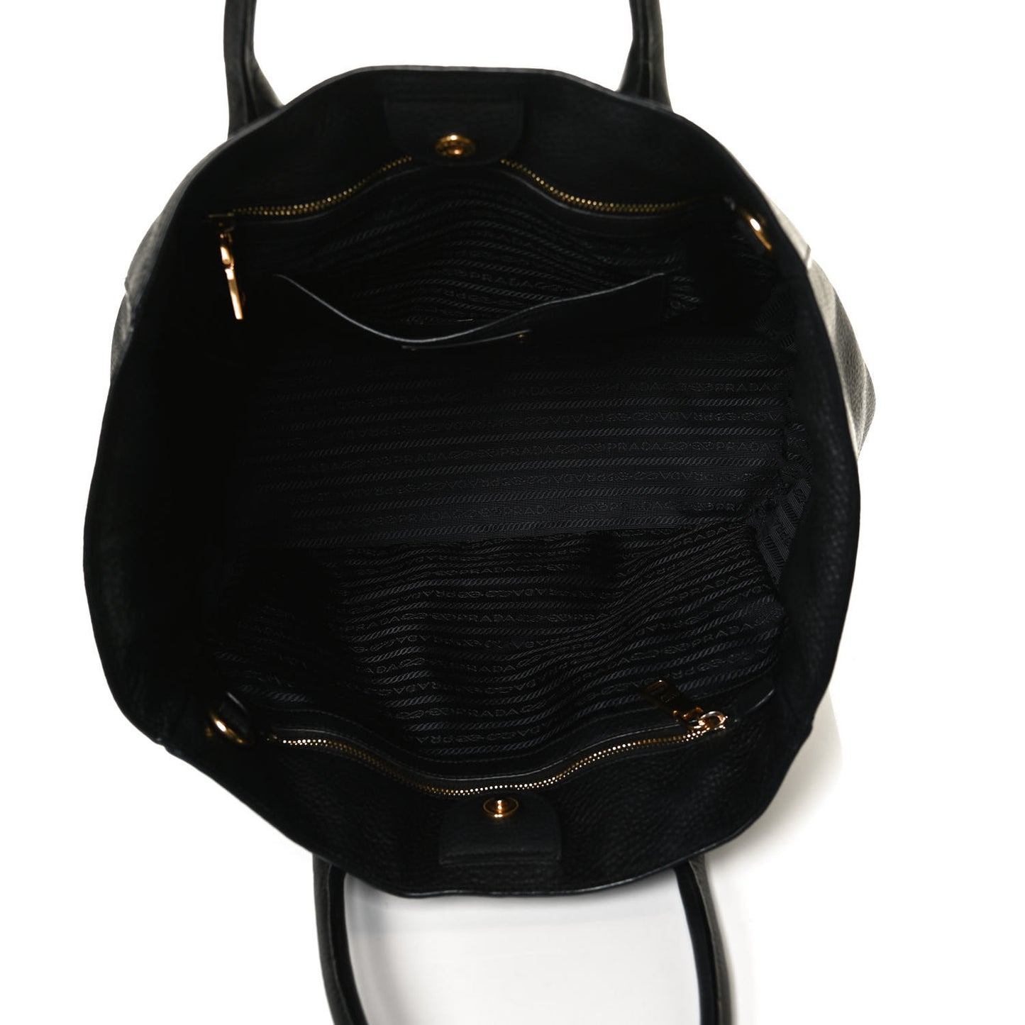 Vitello Daino Tote Black