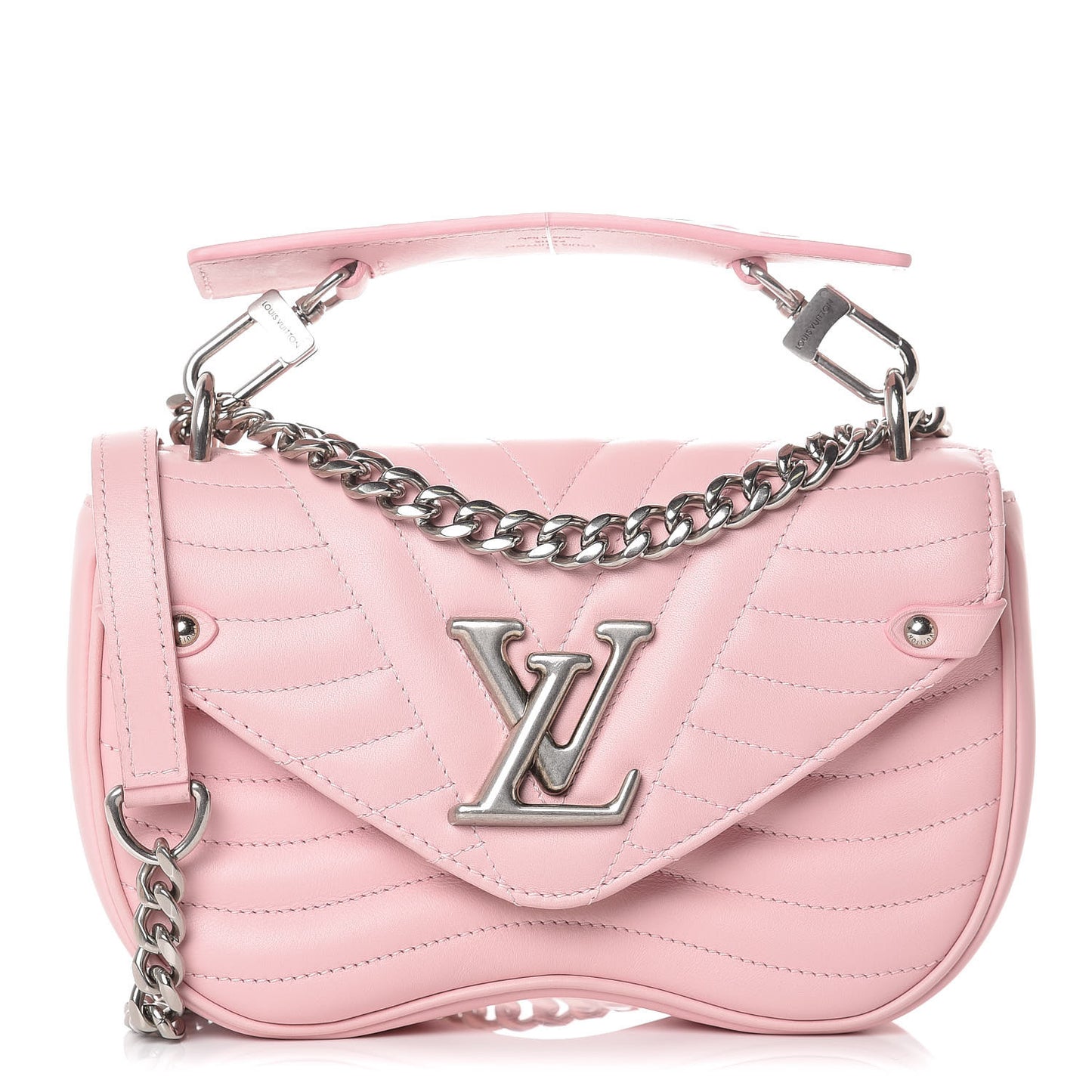 Calfskin New Wave Chain PM Smoothie Pink