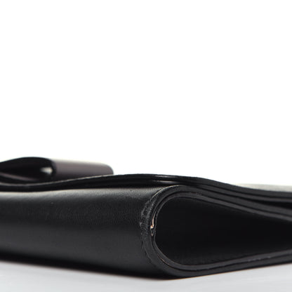 Chloe Lambskin Bow Wallet On Chain Black 8 of 9