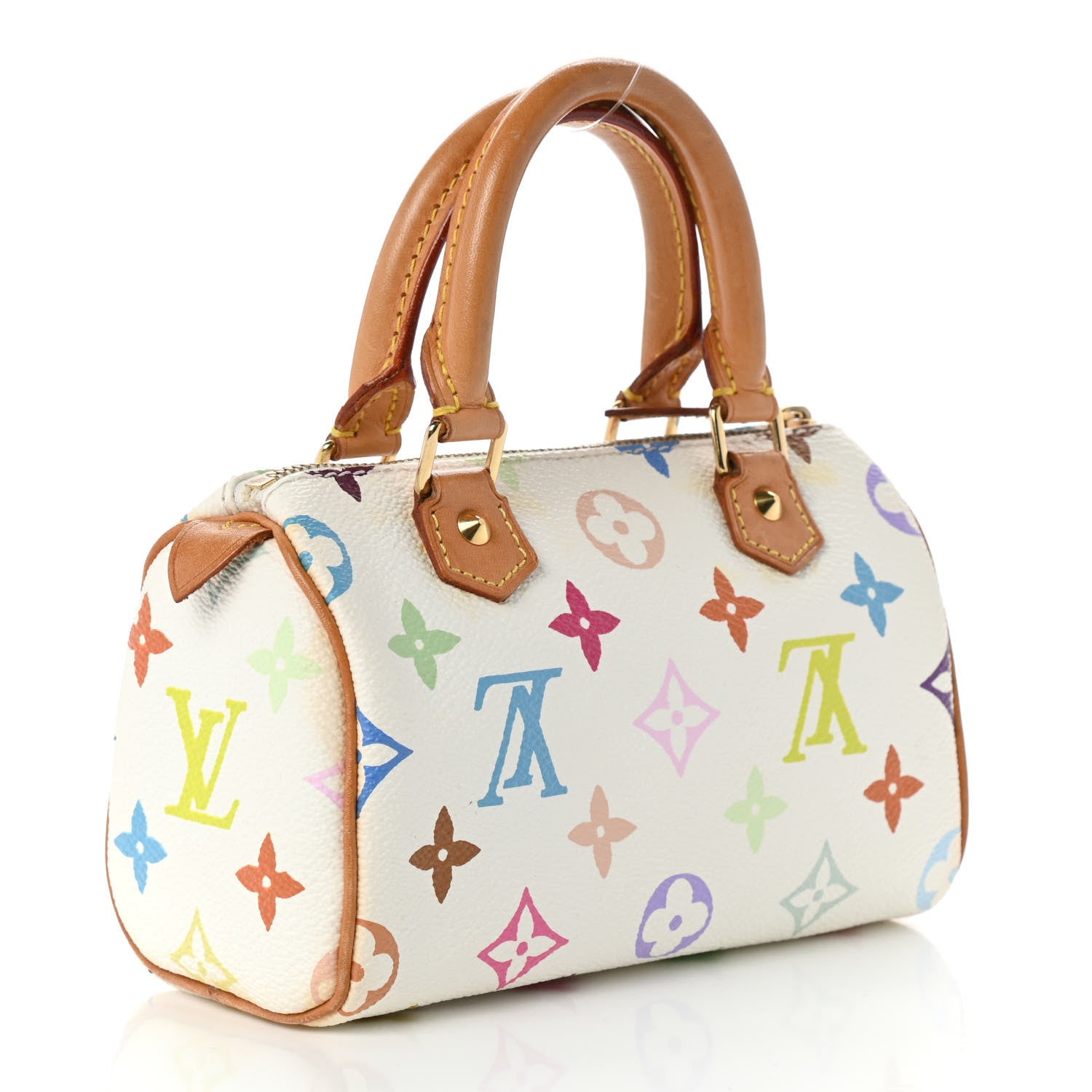 Louis Vuitton Monogram Multicolor Mini Sac HL Speedy White 3 of 12