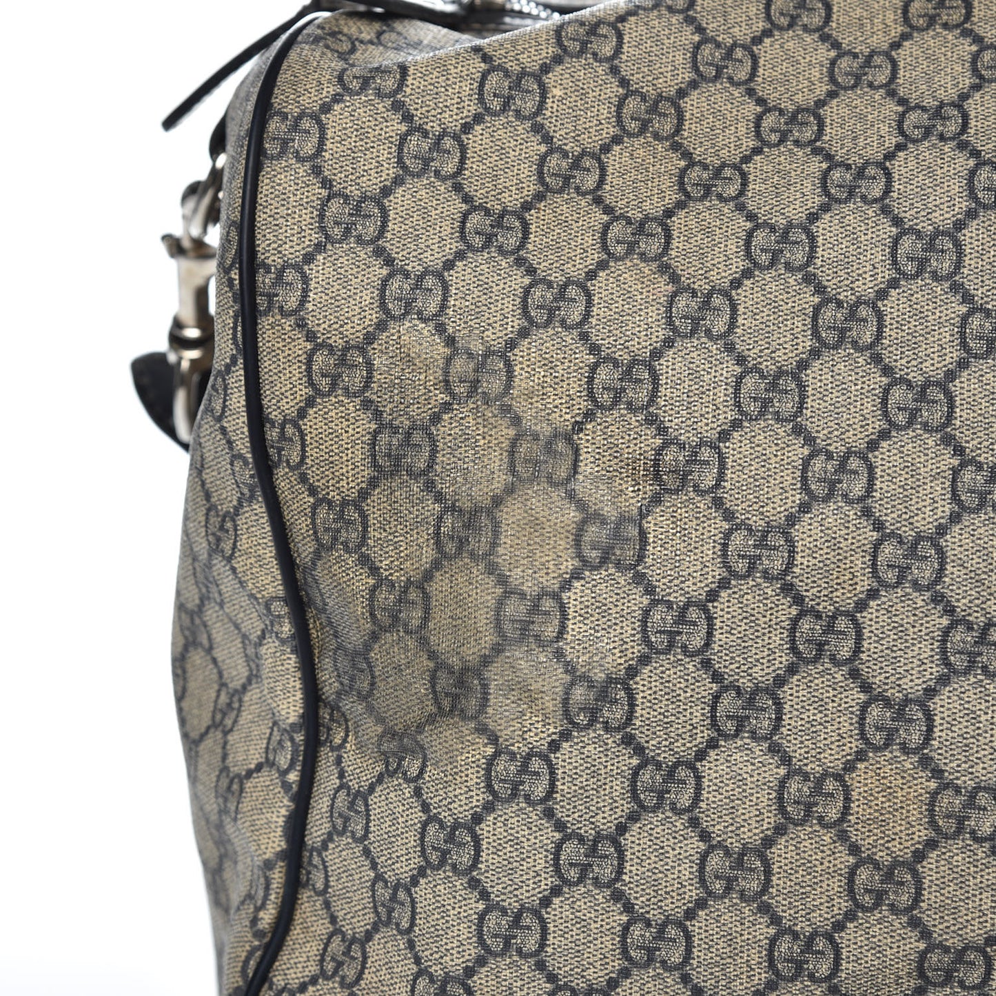 GG Plus Monogram Large Carry On Duffle Bag Navy