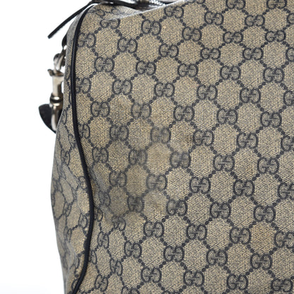 Gucci GG Plus Monogram Large Carry On Duffle Bag Navy 19 of 25