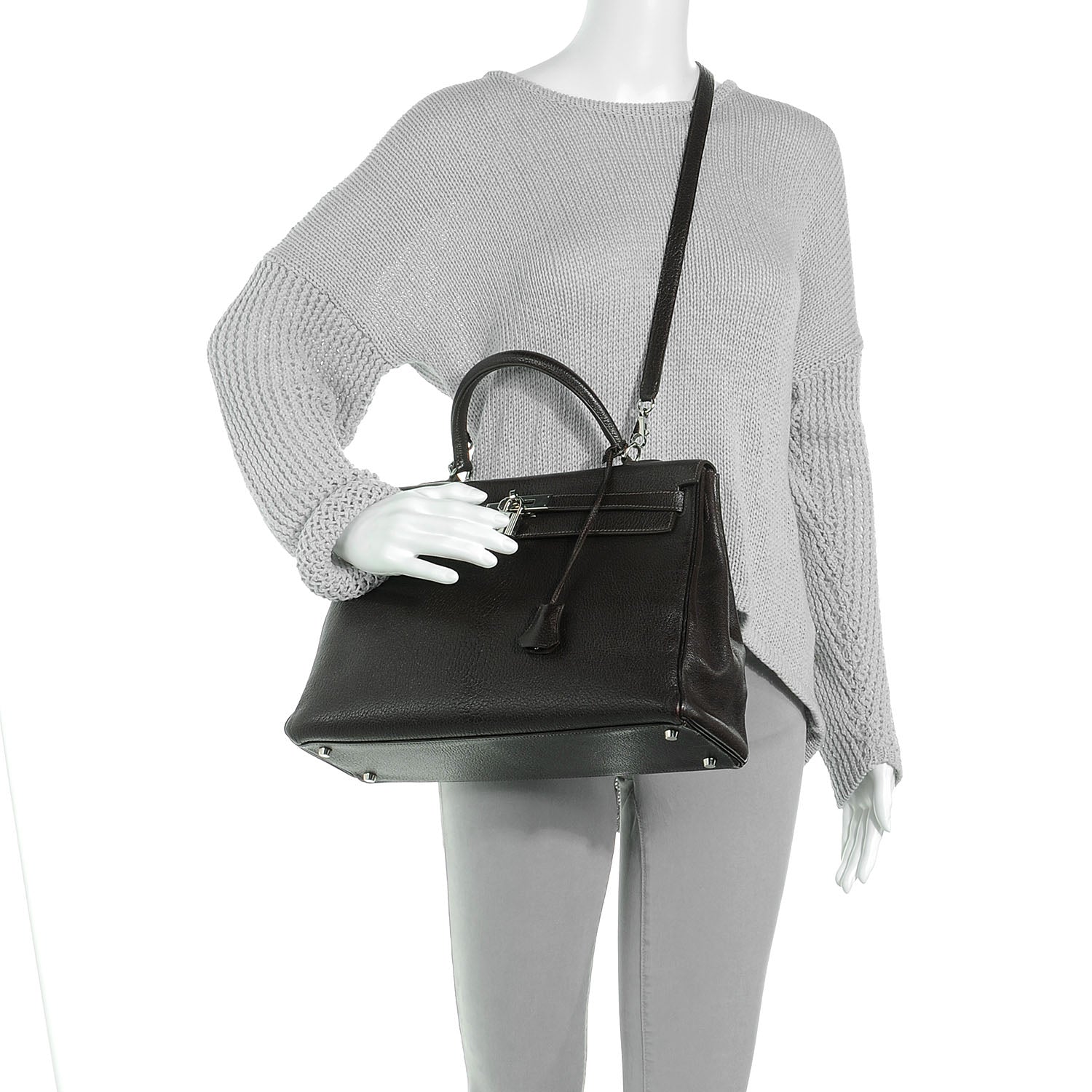 Hermes Chevre de Coromandel Kelly 35 Ebene 2 of 11