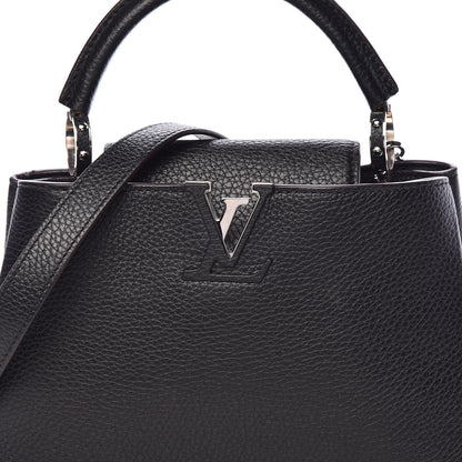 Louis Vuitton Taurillon Capucines BB Black 9 of 9