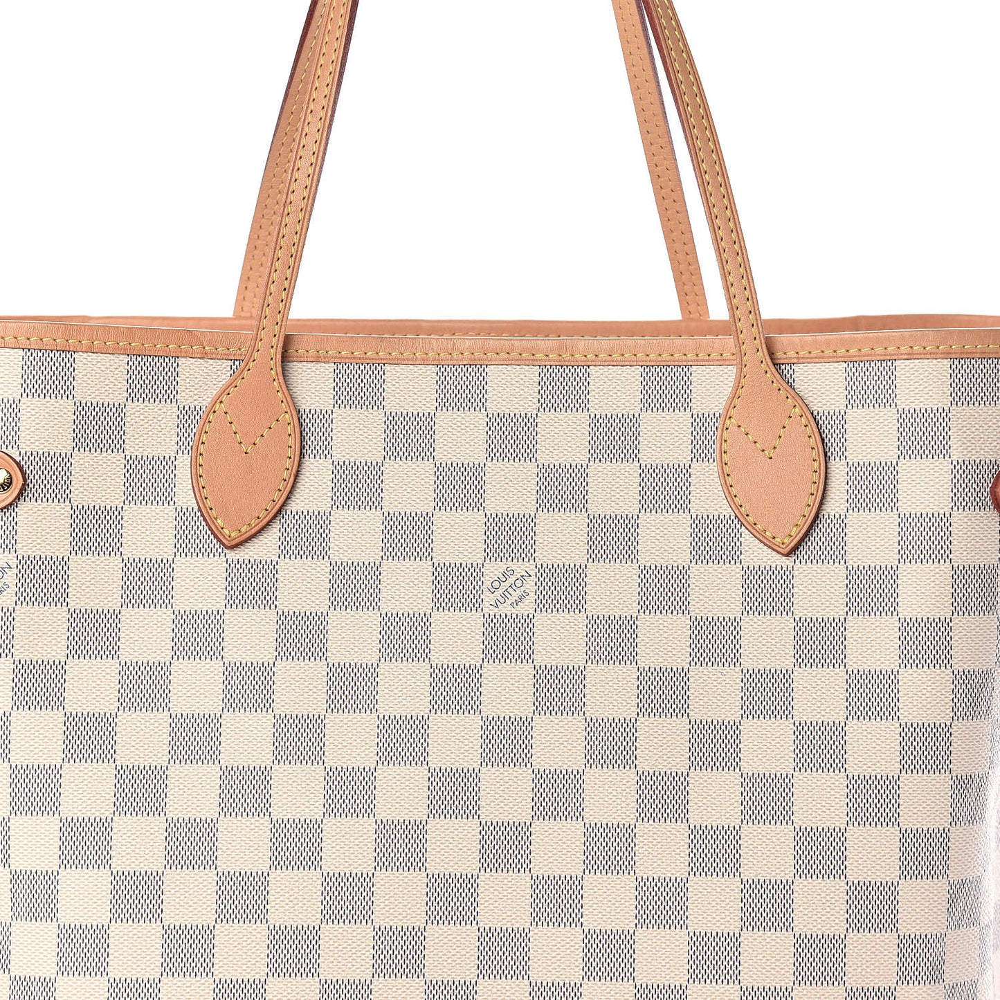 Damier Azur Neo Neverfull MM Rose Ballerine