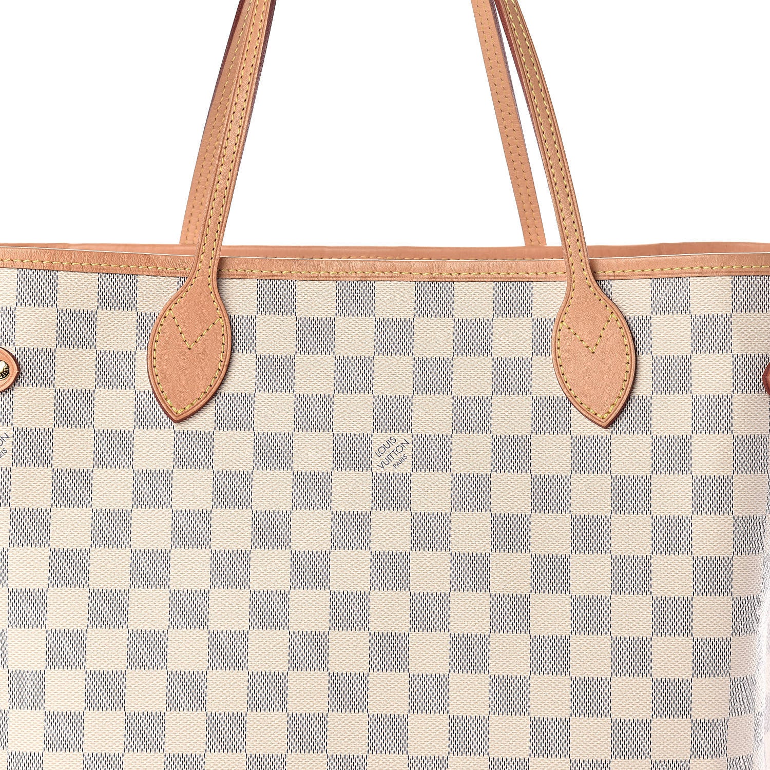 Louis Vuitton Damier Azur Neo Neverfull MM Rose Ballerine 8 of 10