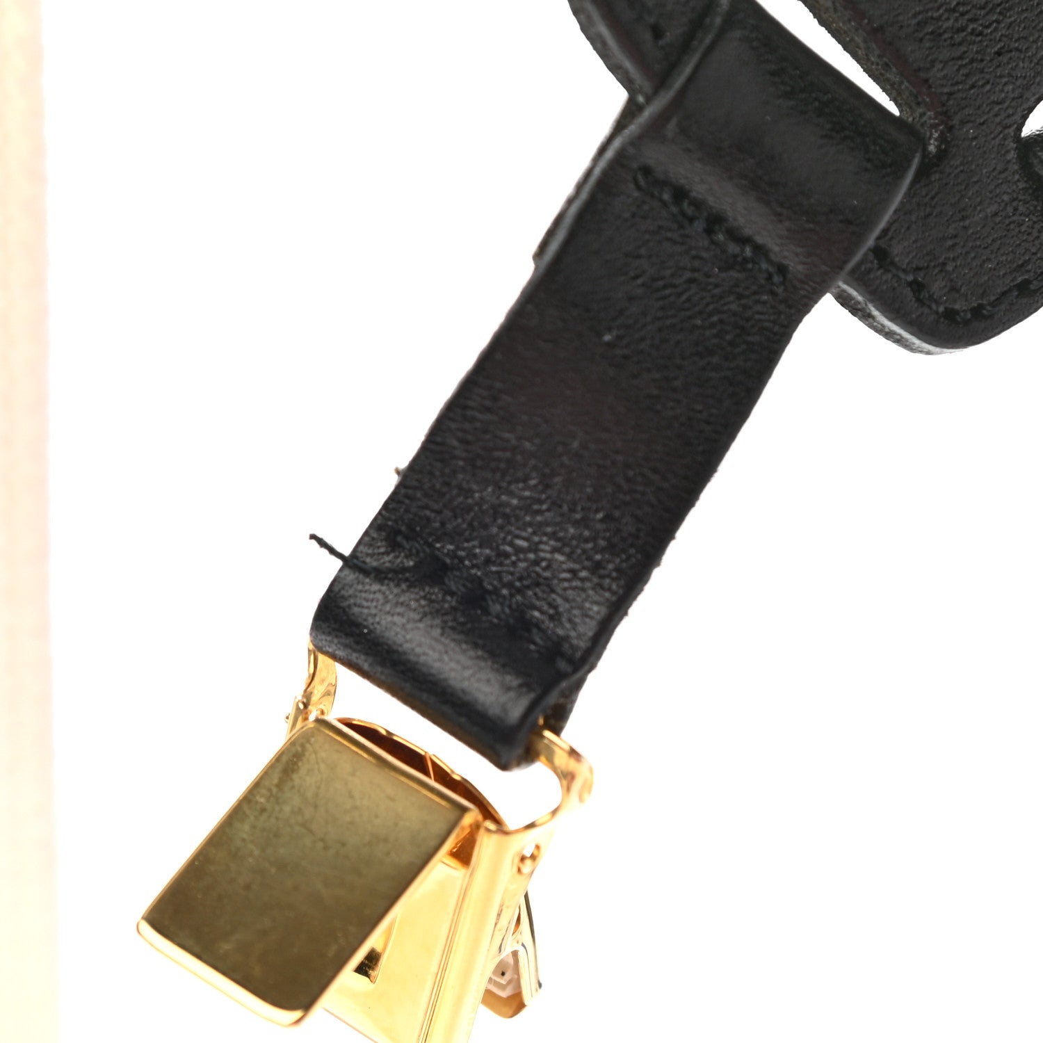 Chanel Logo Suspenders Black White 4 of 10