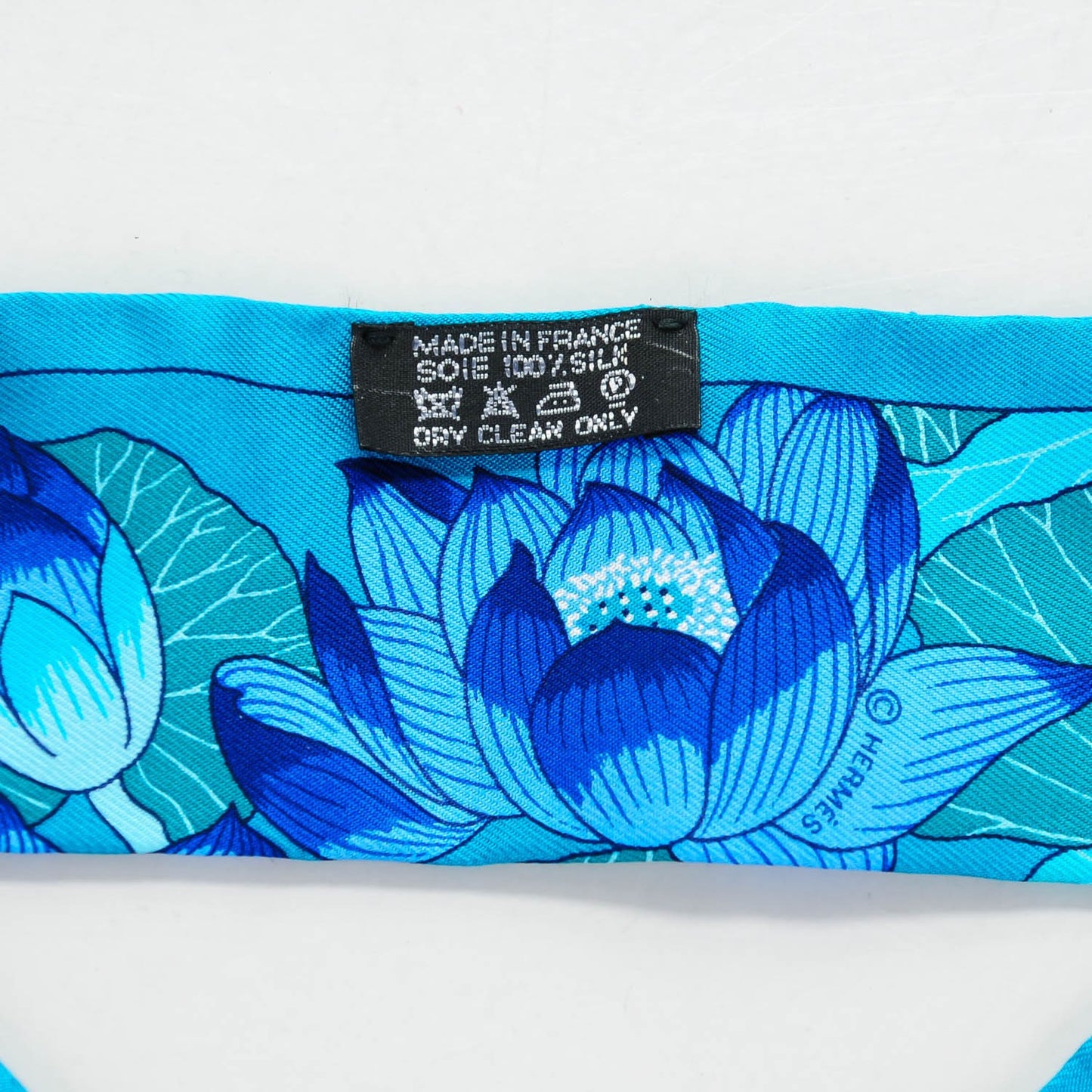 Silk Fleurs de Lotus Twilly Canard Bleu Dur Turquoise