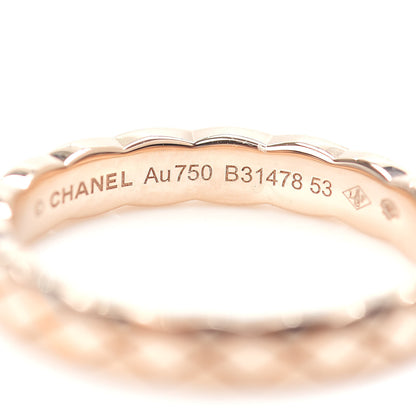 Chanel 18K Beige Gold Mini Coco Crush Ring 53 6.25 4 of 5