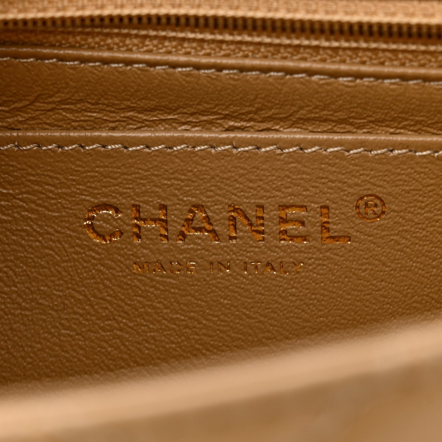 Aged Calfskin Quilted 2.55 Reissue Mini Flap Beige