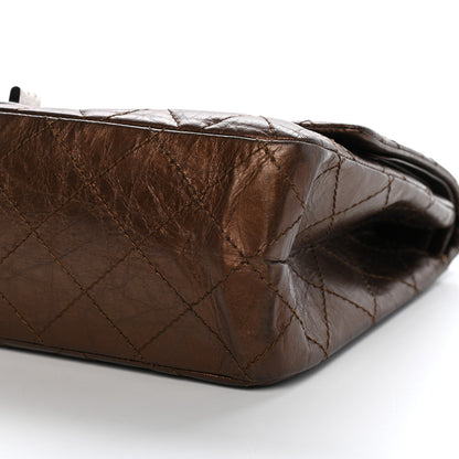 Chanel Metallic Aged Calfskin Quilted 2.55 Reissue 227 Flap Bronze 9 of 10
