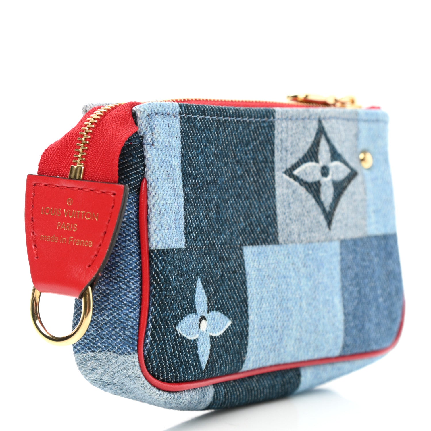 Louis Vuitton Denim Micro Pochette Accessories Denim Rouge 3 of 7