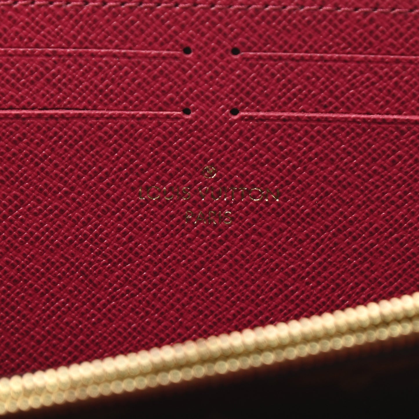 Monogram Clemence Wallet Fuchsia