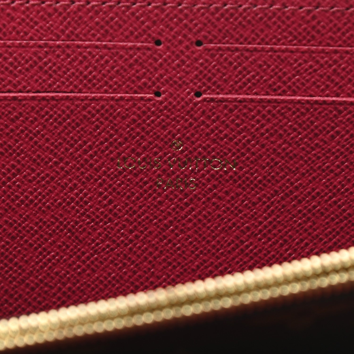 Louis Vuitton Monogram Clemence Wallet Fuchsia 6 of 7