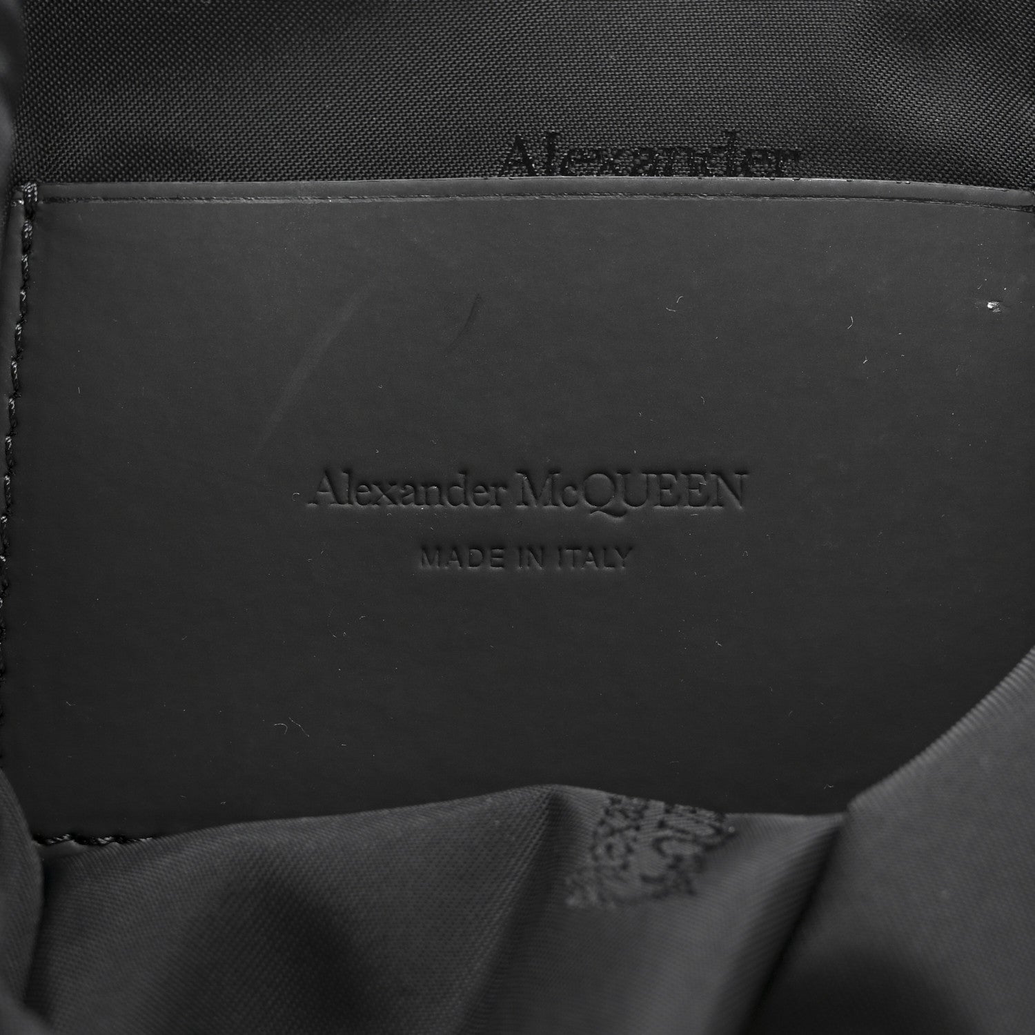 Alexander McQueen Nylon Backpack Black Red 6 of 10