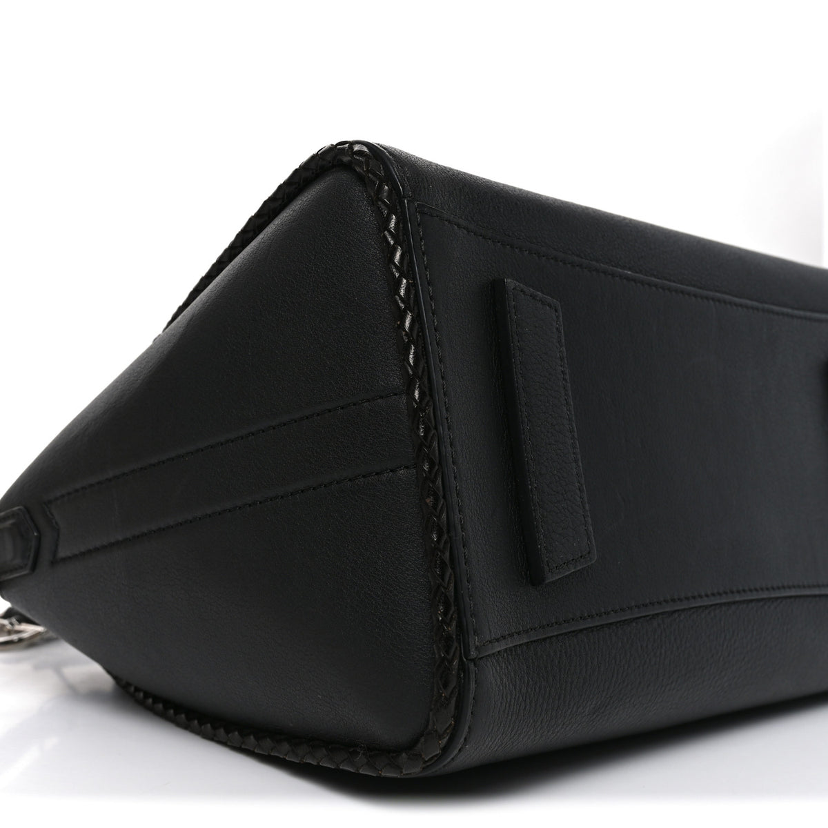 Calfskin Braid Small Antigona Black