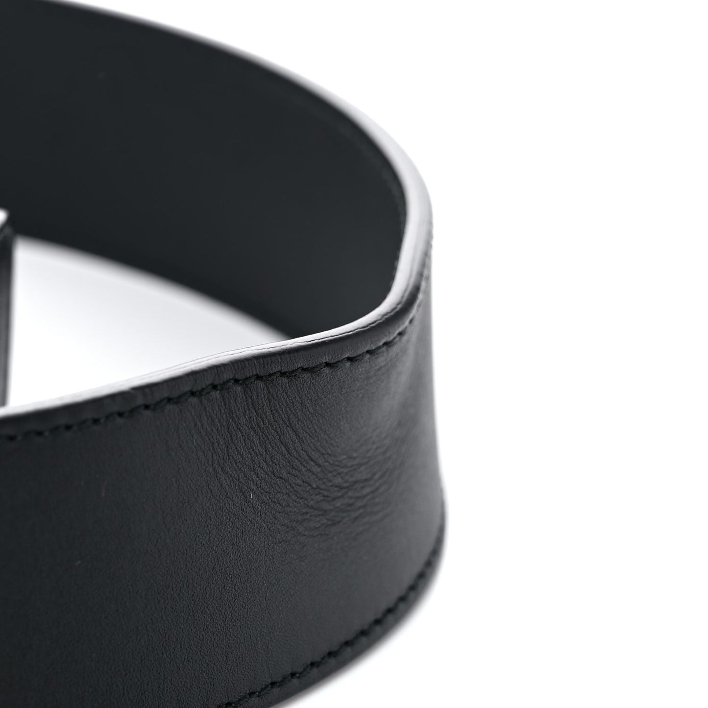 Moon Calfskin Scales Double G 40mm Belt 95 38 Black