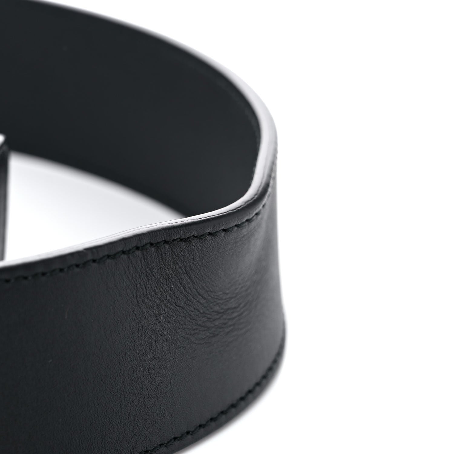 Gucci Moon Calfskin Scales Double G 40mm Belt 95 38 Black 5 of 6