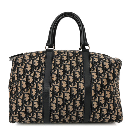 Christian Dior Monogram Boston Navy Blue 1 of 14