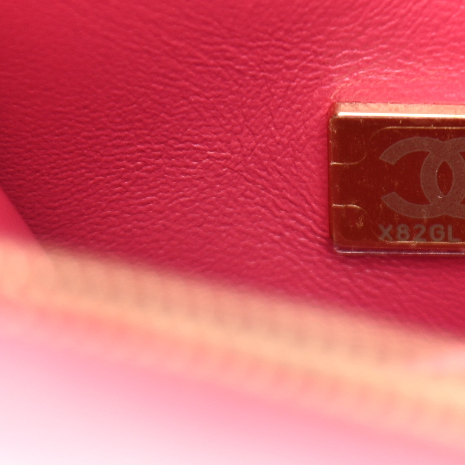 Chanel Caviar Quilted Small Coco Handle Flap Dark Pink 7 of 10