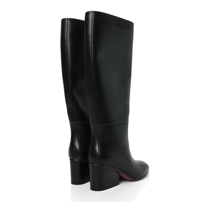 Hermes Calfskin New Jersey Boots 37 Black 4 of 8