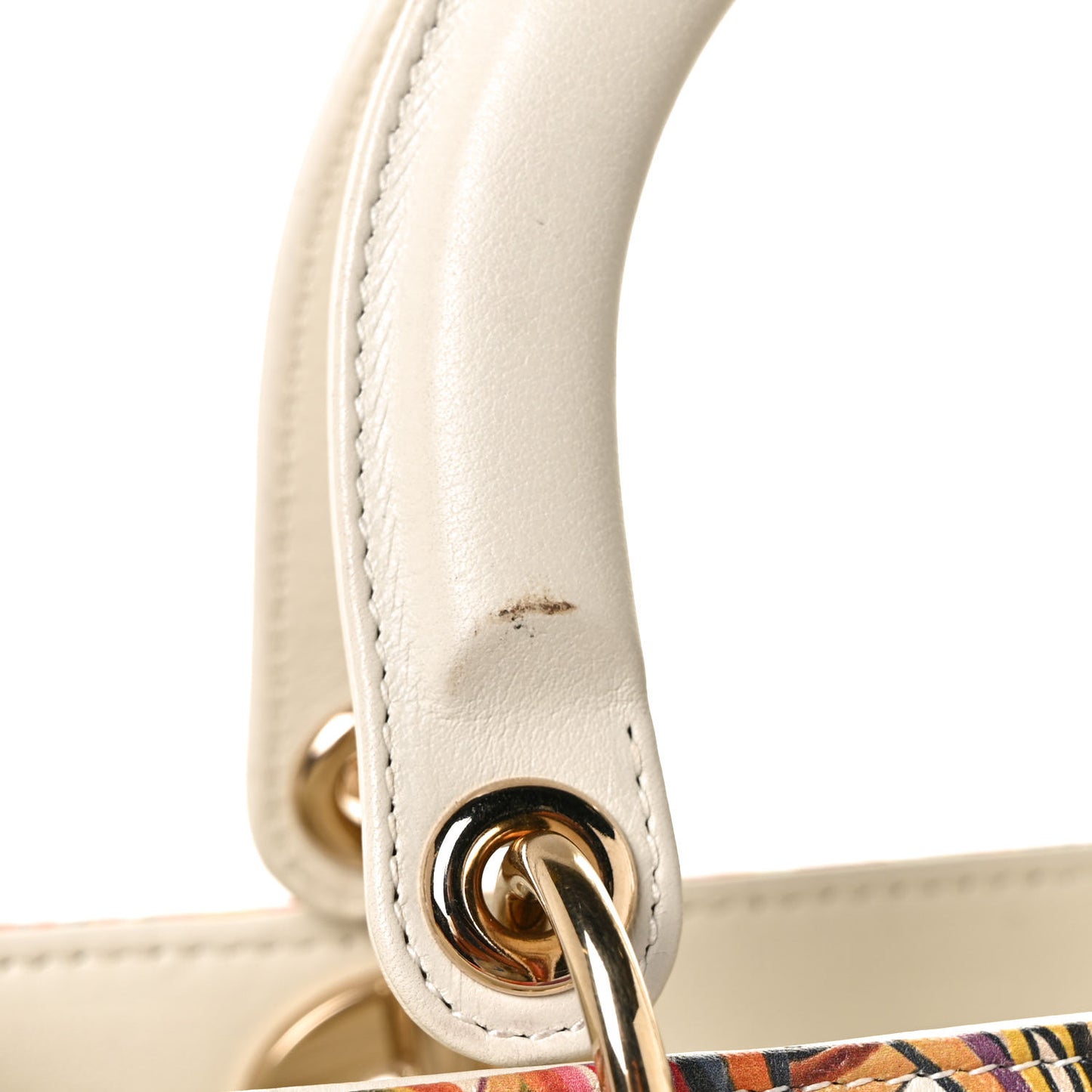 Deerskin Heart Printed Medium Lady Dior Multicolor