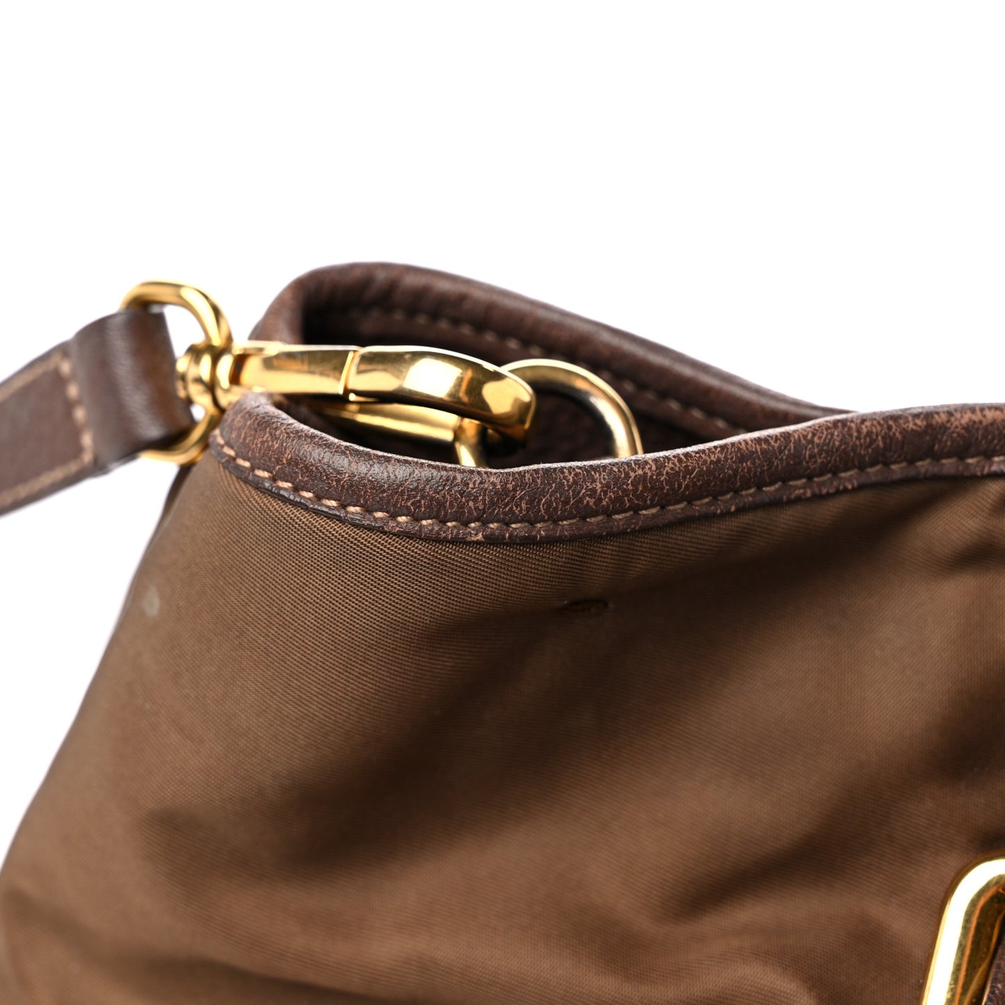Nylon Tessuto Vitello Daino Tote Corinto