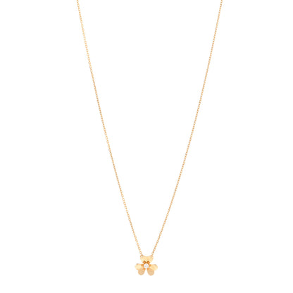 Van Cleef & Arpels 18K Yellow Gold Diamond Mini Frivole Pendant Necklace 1 of 5